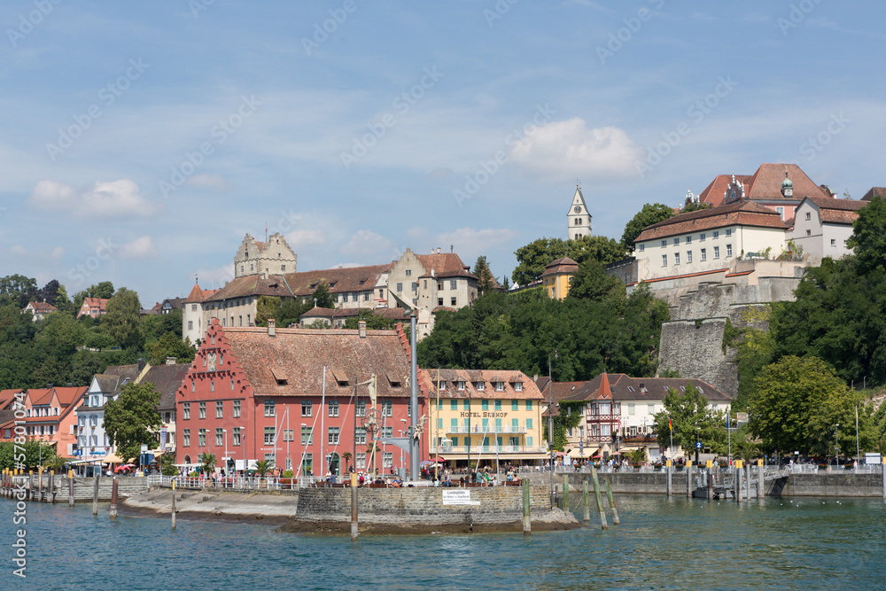 Obraz premium Stadtbild von Meersburg