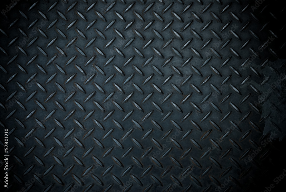 © krungchingpixs - black diamond steel plate © krungchingpixs - black diamond steel plate