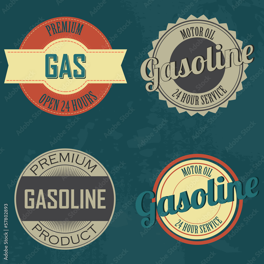 Gasoline labels
