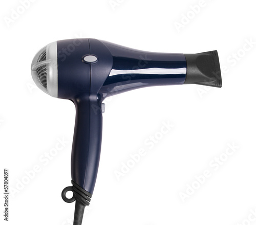 hair dryer isolated on white