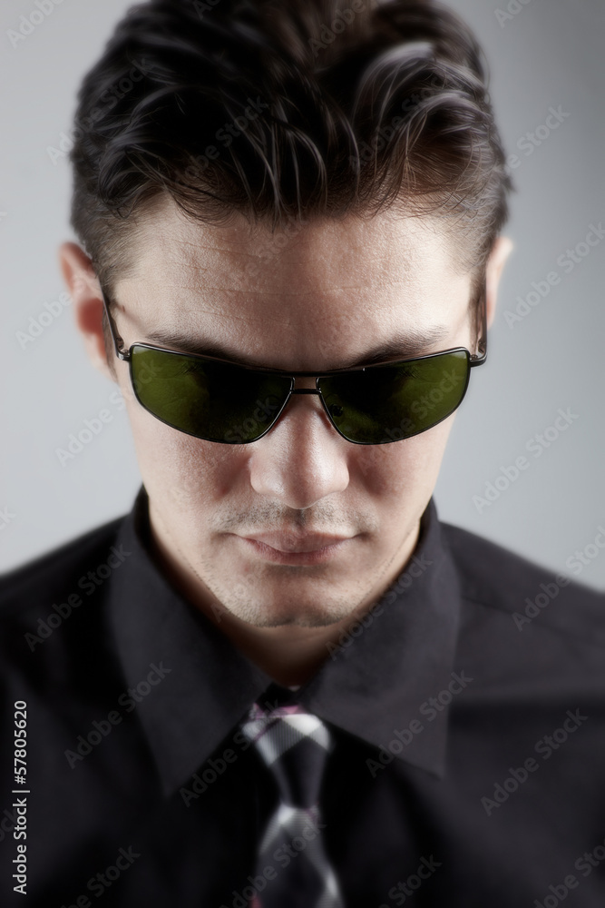 Man in glasses Man in glasses