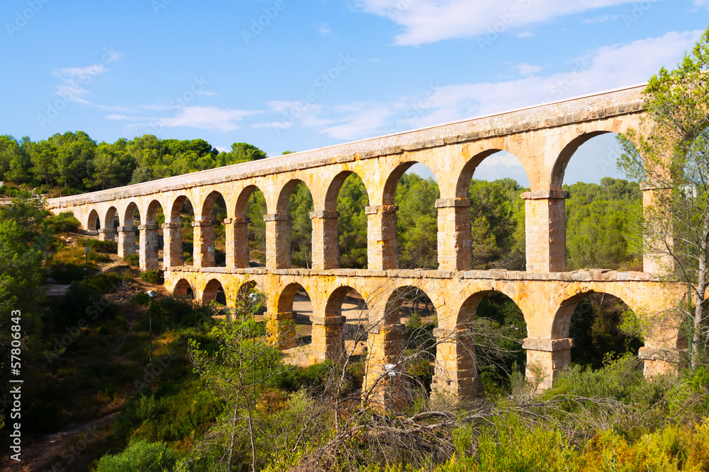 Aqueduct de les Ferreres in Tarragona