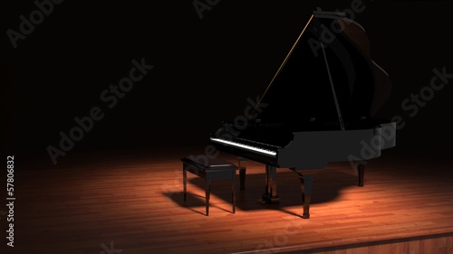 Piano In Spotlight