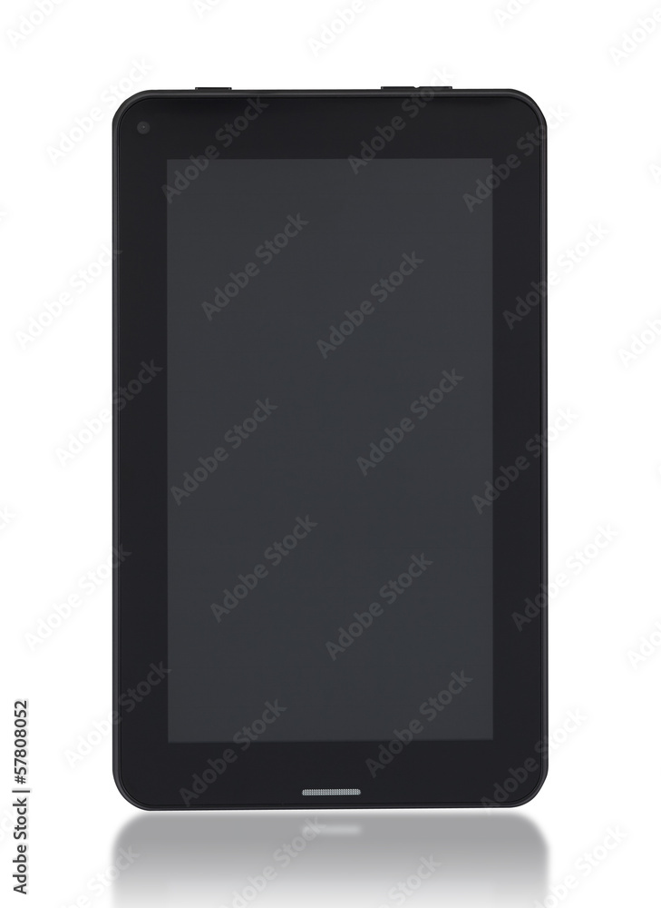 mini tablet isolated on white background mini tablet isolated on white background