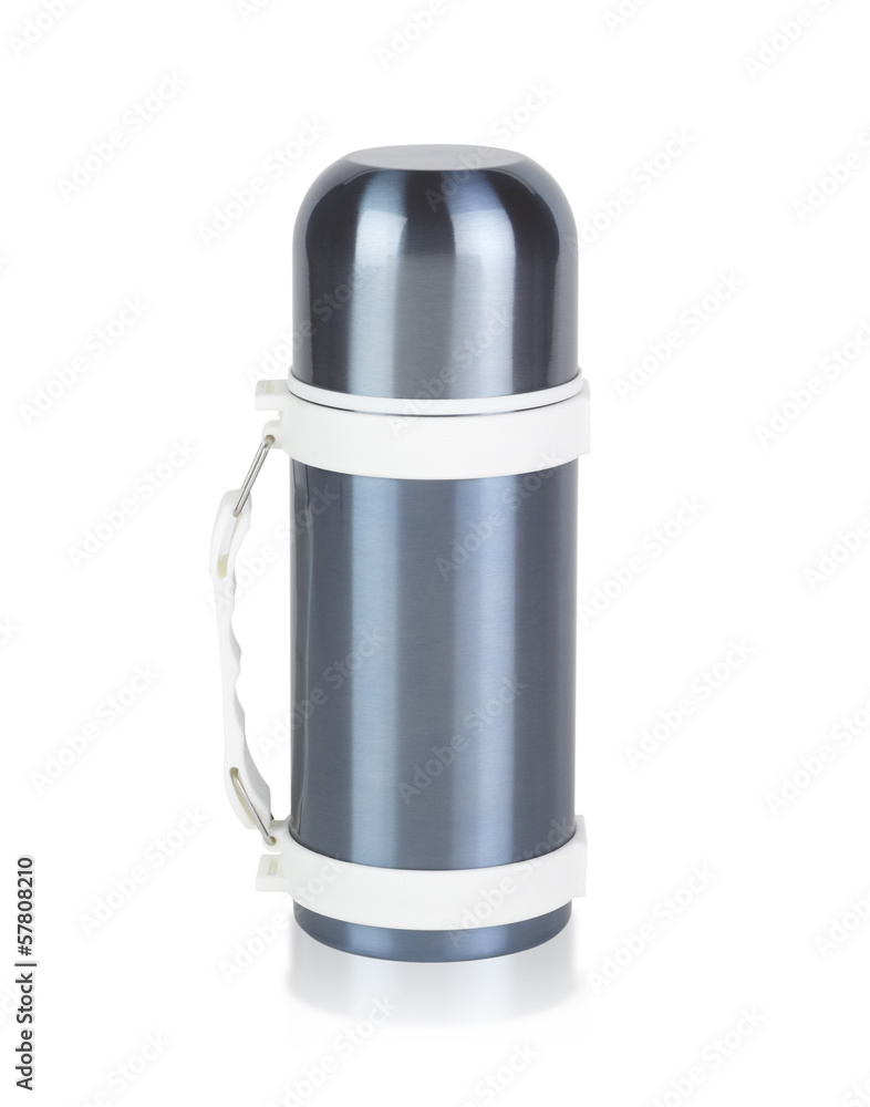 hot and cool flask isolated on white background hot and cool flask isolated on white background