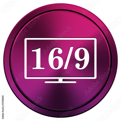 16 9 TV icon