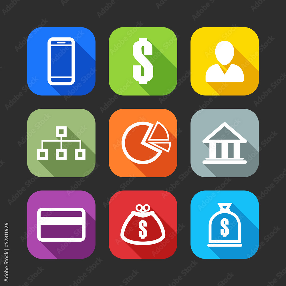 flat icons for web and mobile applications flat icons for web and mobile applications