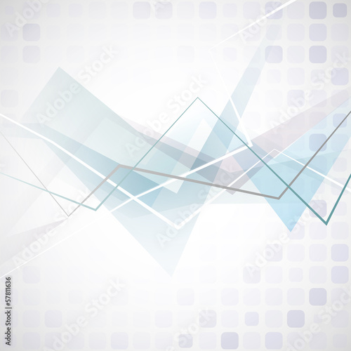 Elegant Geometric Blue Background.