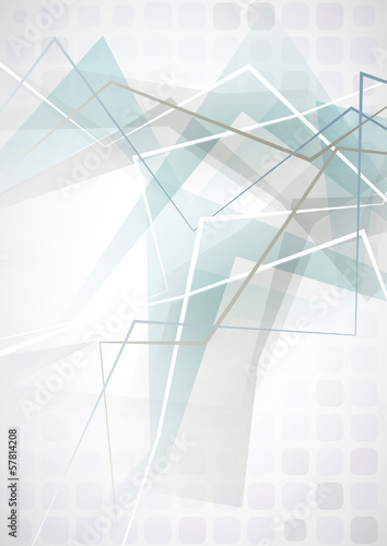 Elegant Geometric Blue Background.