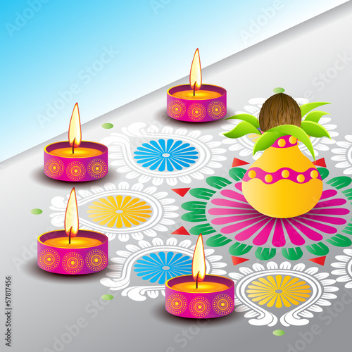 Diwali Diyas photo