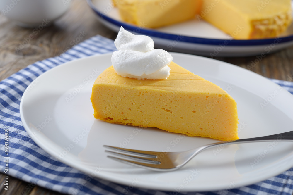 Pumpkin cheesecake