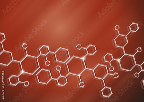 Molecule Abstract Background.