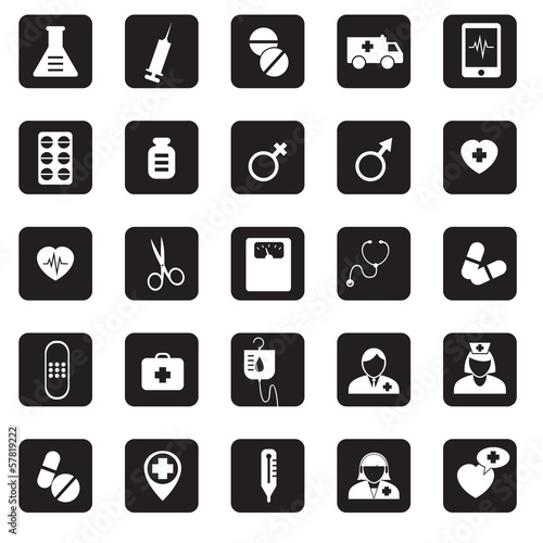 Medical and hospital service icon  vector format