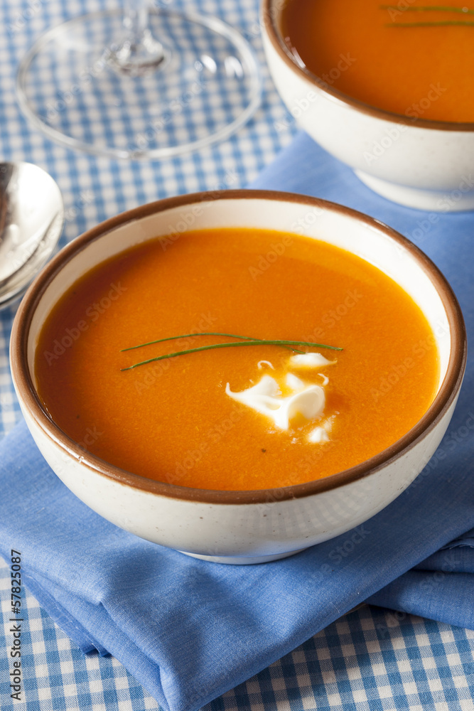 Homemade Orange Carrot Soup Homemade Orange Carrot Soup