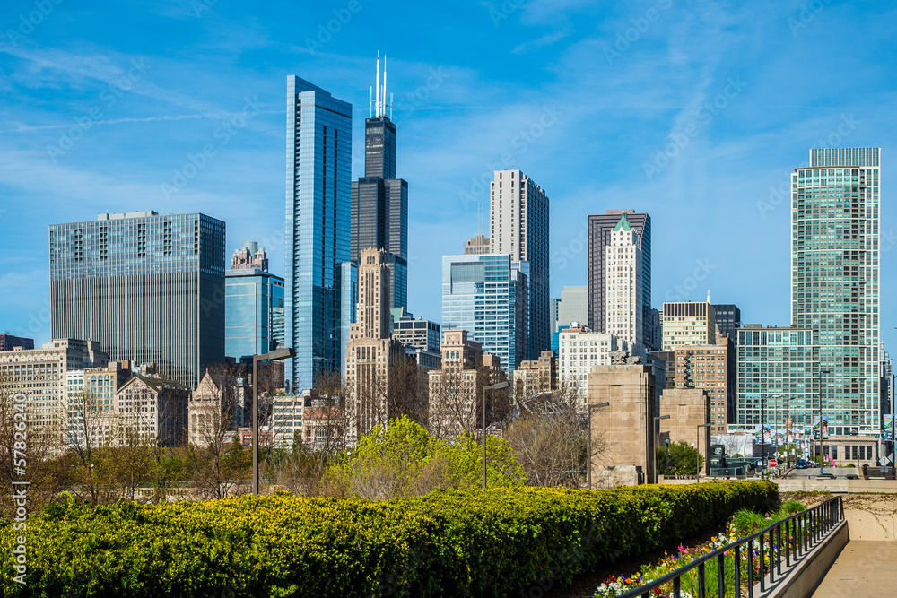 Obraz premium Chicago Skyline