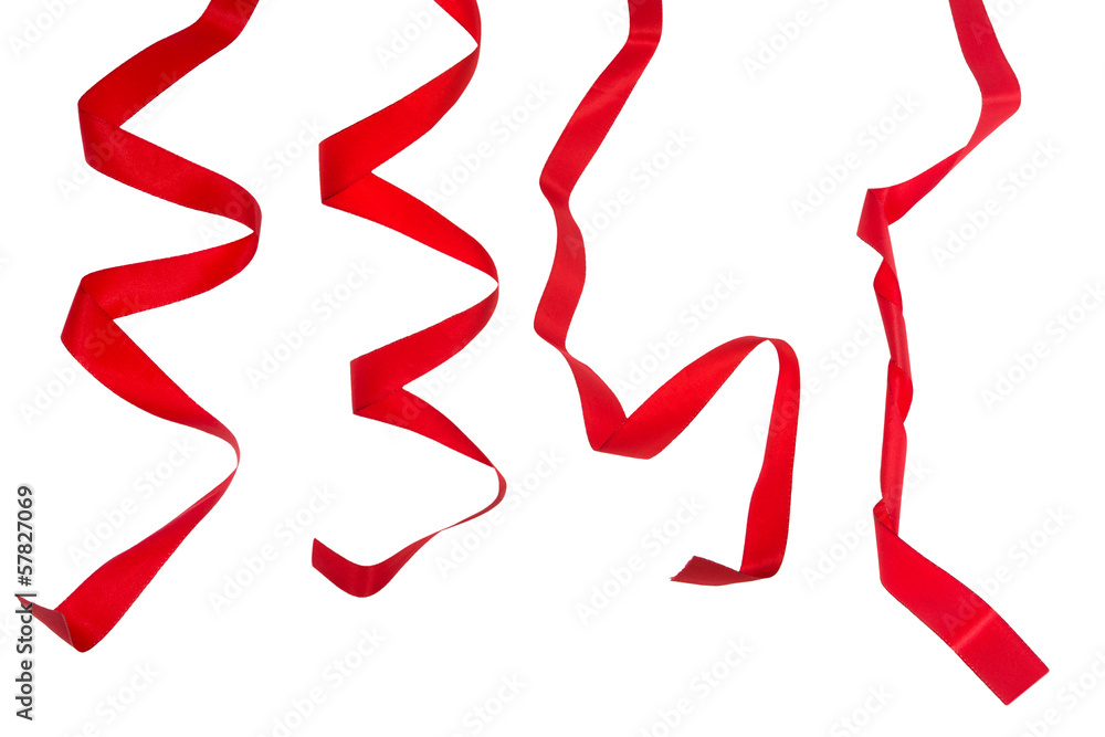 Red ribbons