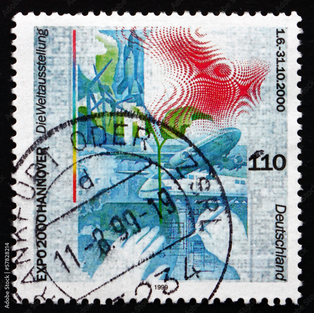Postage stamp Germany 1999 Expo 2000, Hannover