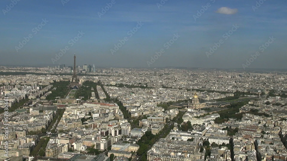 Some scenes of daily Paris, panoramic view from the top Some scenes of daily Paris, panoramic view from the top