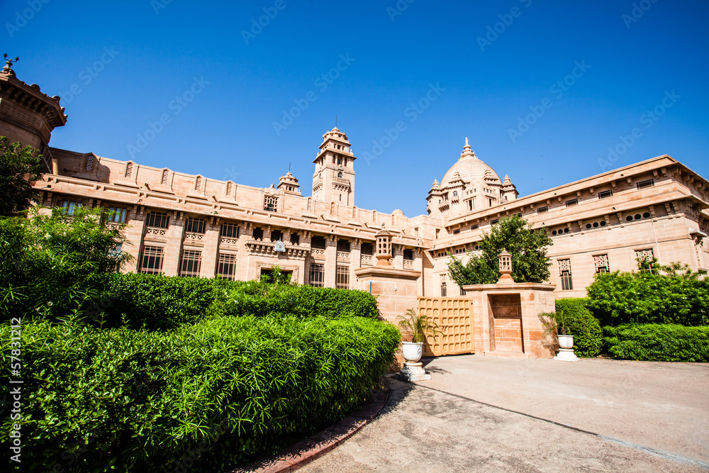 A view of the Palace in Jodhpur, Rajasthan, India.