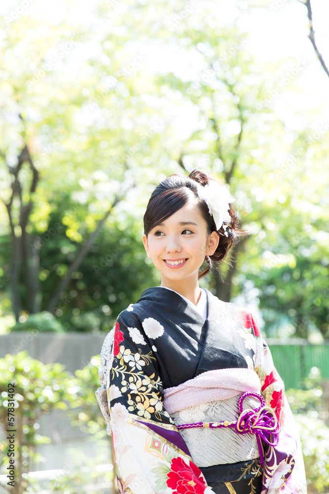 Beautiful asian kimono woman Beautiful asian kimono woman