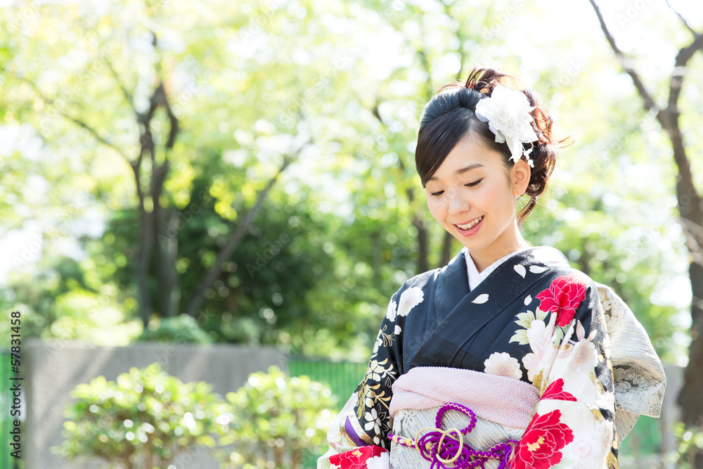 Beautiful asian kimono woman Beautiful asian kimono woman