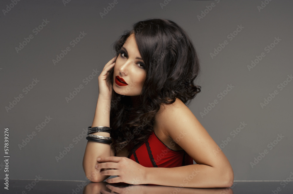 Portrait of a beautiful woman Portrait of a beautiful woman