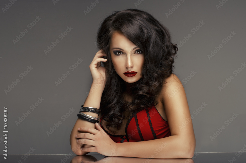 Portrait of a beautiful woman Portrait of a beautiful woman