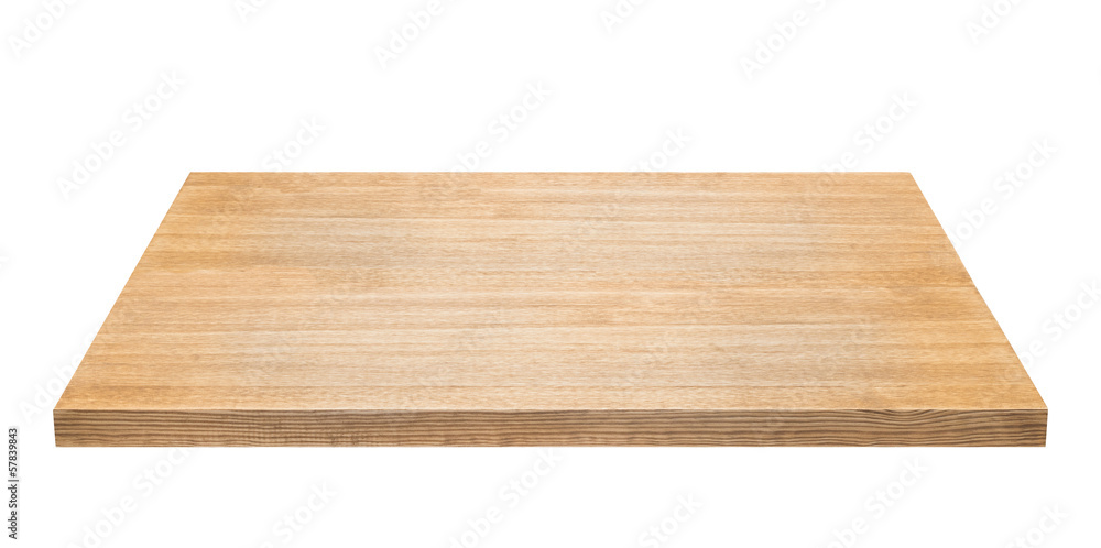 Naklejka premium Wooden table