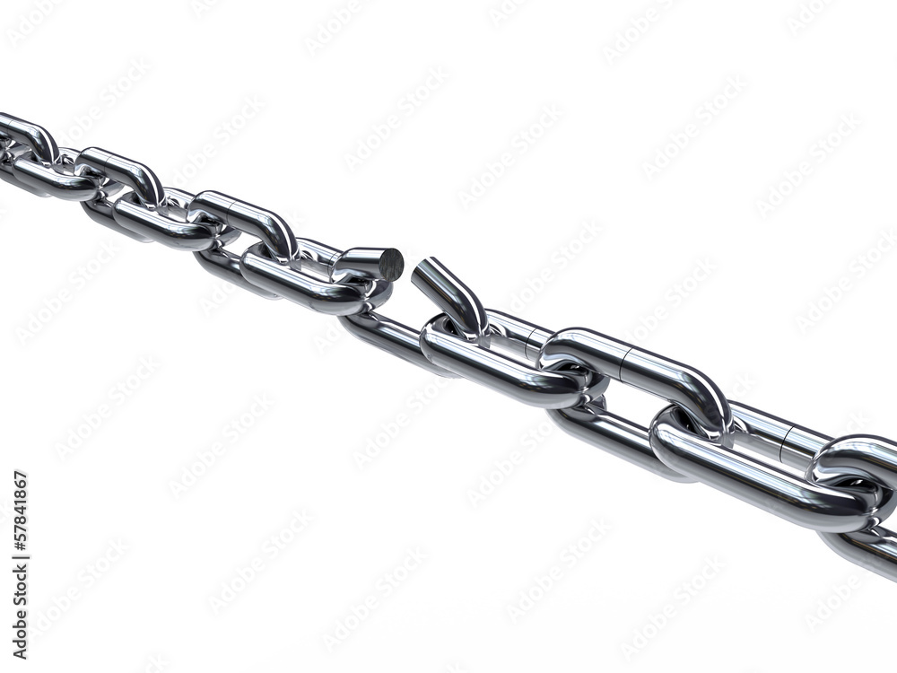 Obraz premium Broken chain