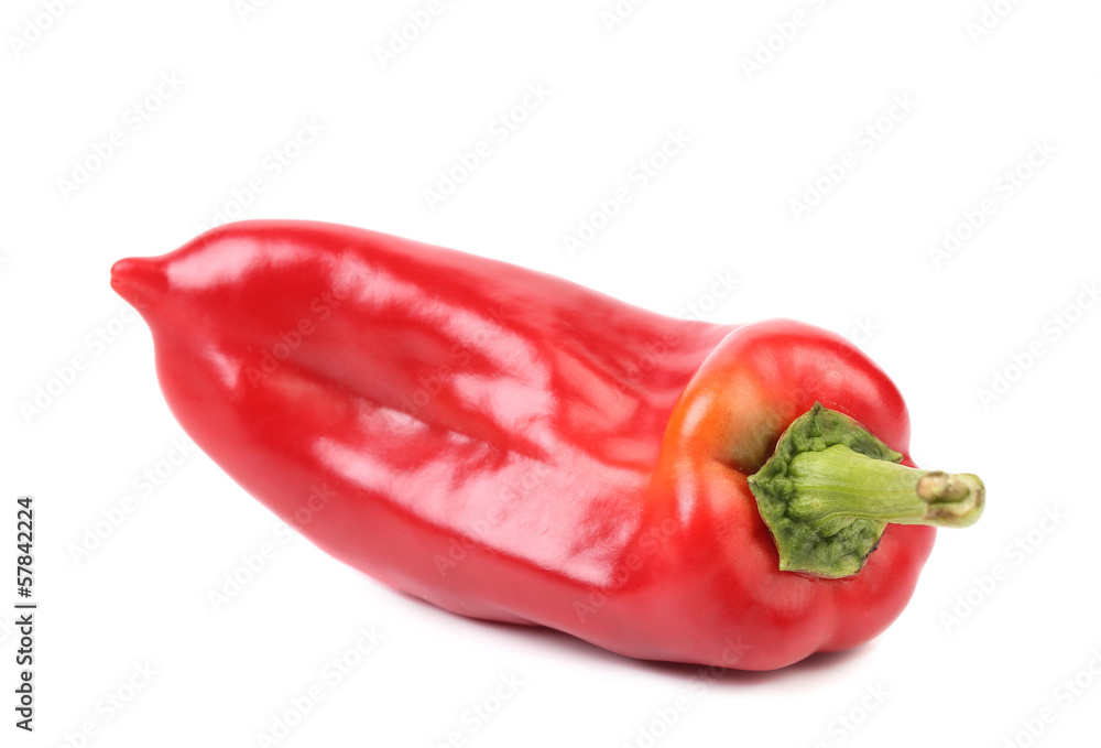 Close up of sweet pointy pepper. Close up of sweet pointy pepper.