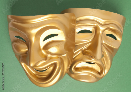 Comedy and Tragedy theatrical mask