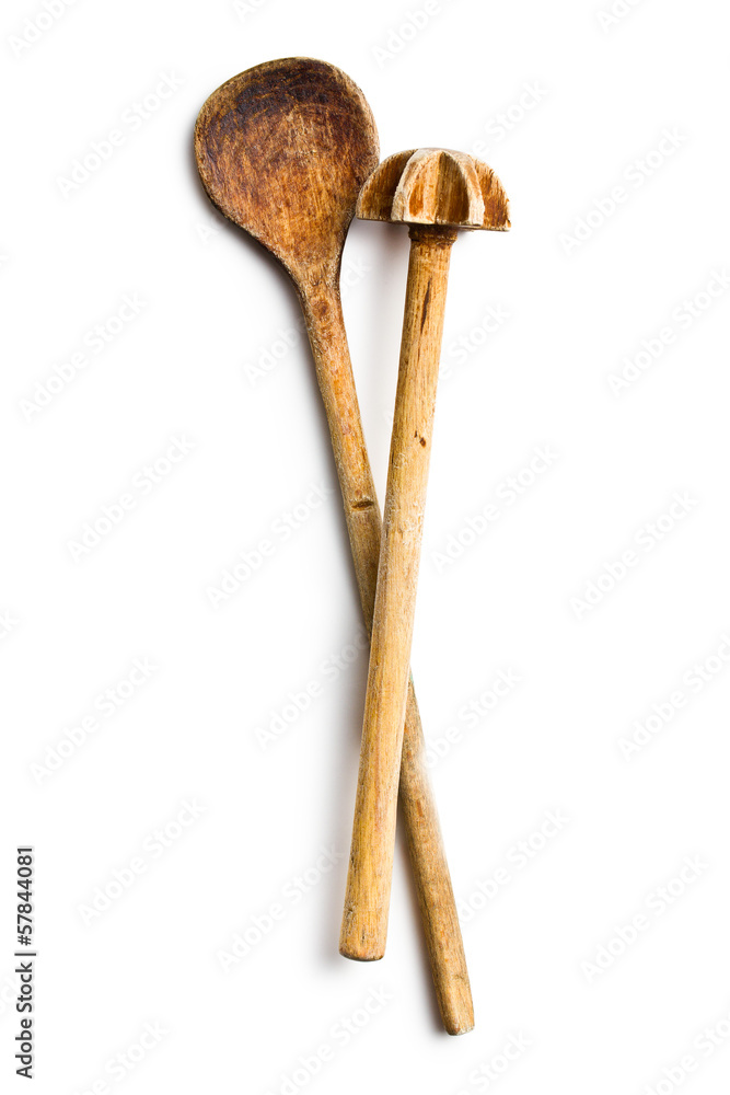 wooden spoon and whisk wooden spoon and whisk