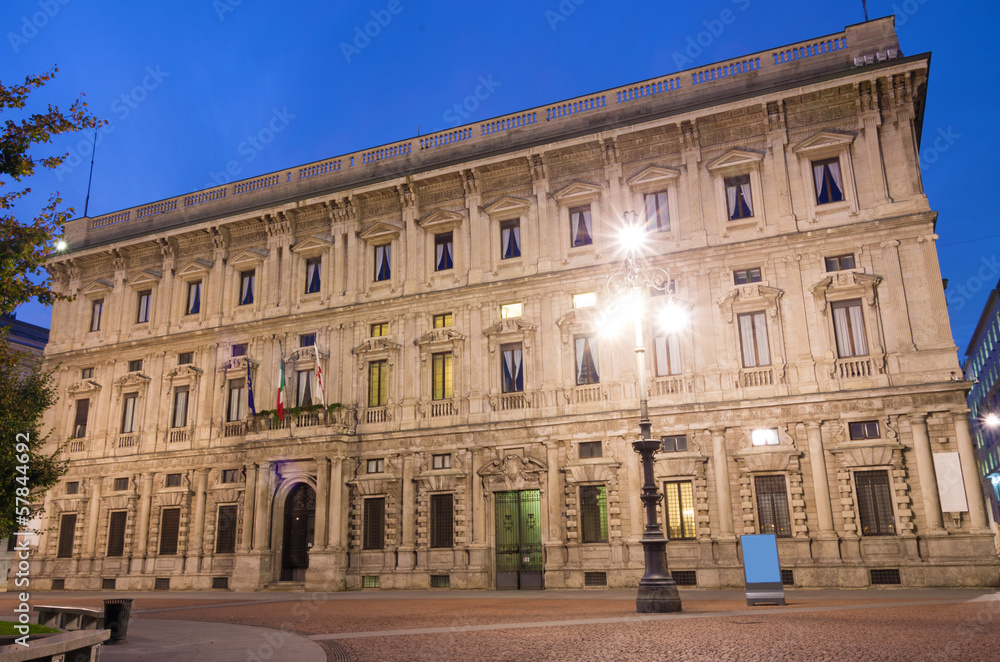 Palazzo Marino in Piazza della Scala,Milan