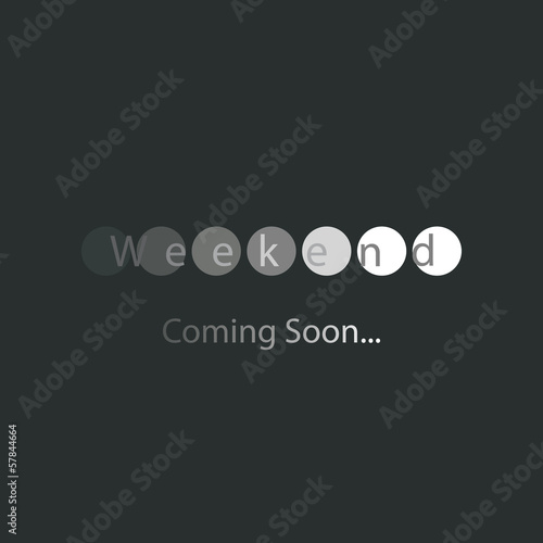 Weekend's Coming Soon Illustration