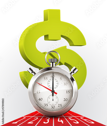 Stopwatch - time and money