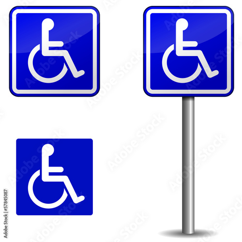 Handicap sign