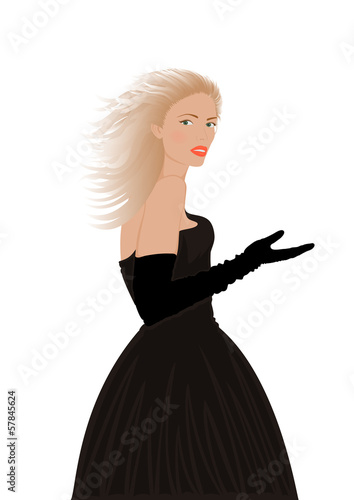 Portrait of beautiful woman