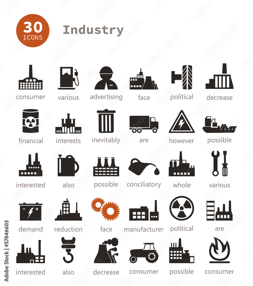 Industrial icons9