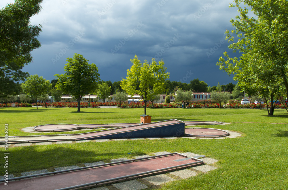 Fototapeta premium mini golf park