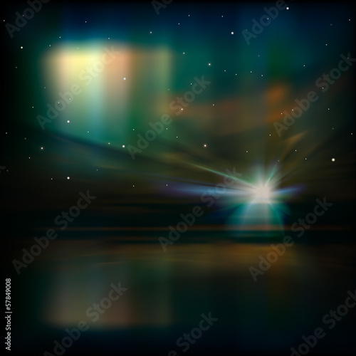 abstract background with clouds and sunrise