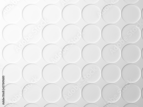 Abstract white background texture with round elements