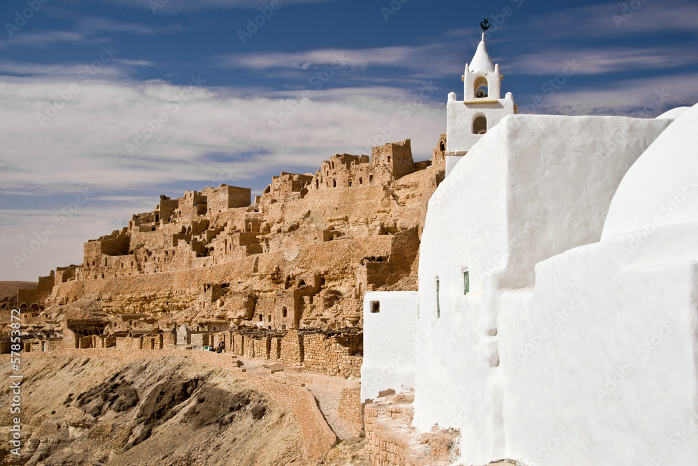 Village troglodyte de Chenini, Sud de la Tunisie