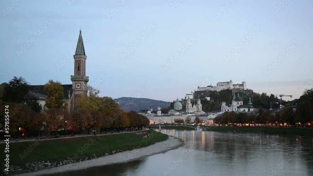 General view of the historical center of Salzburg, Austria General view of the historical center of Salzburg, Austria