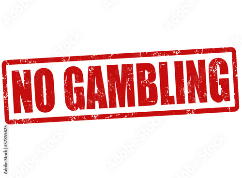 No gambling stamp