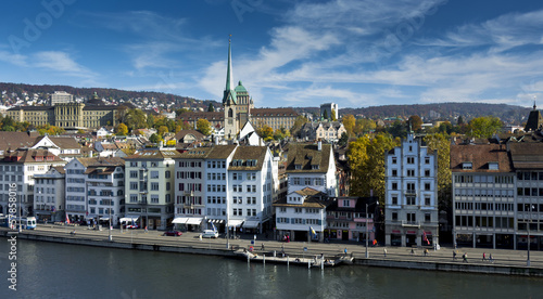 Zurich on a bright autumn day © sunnysky69