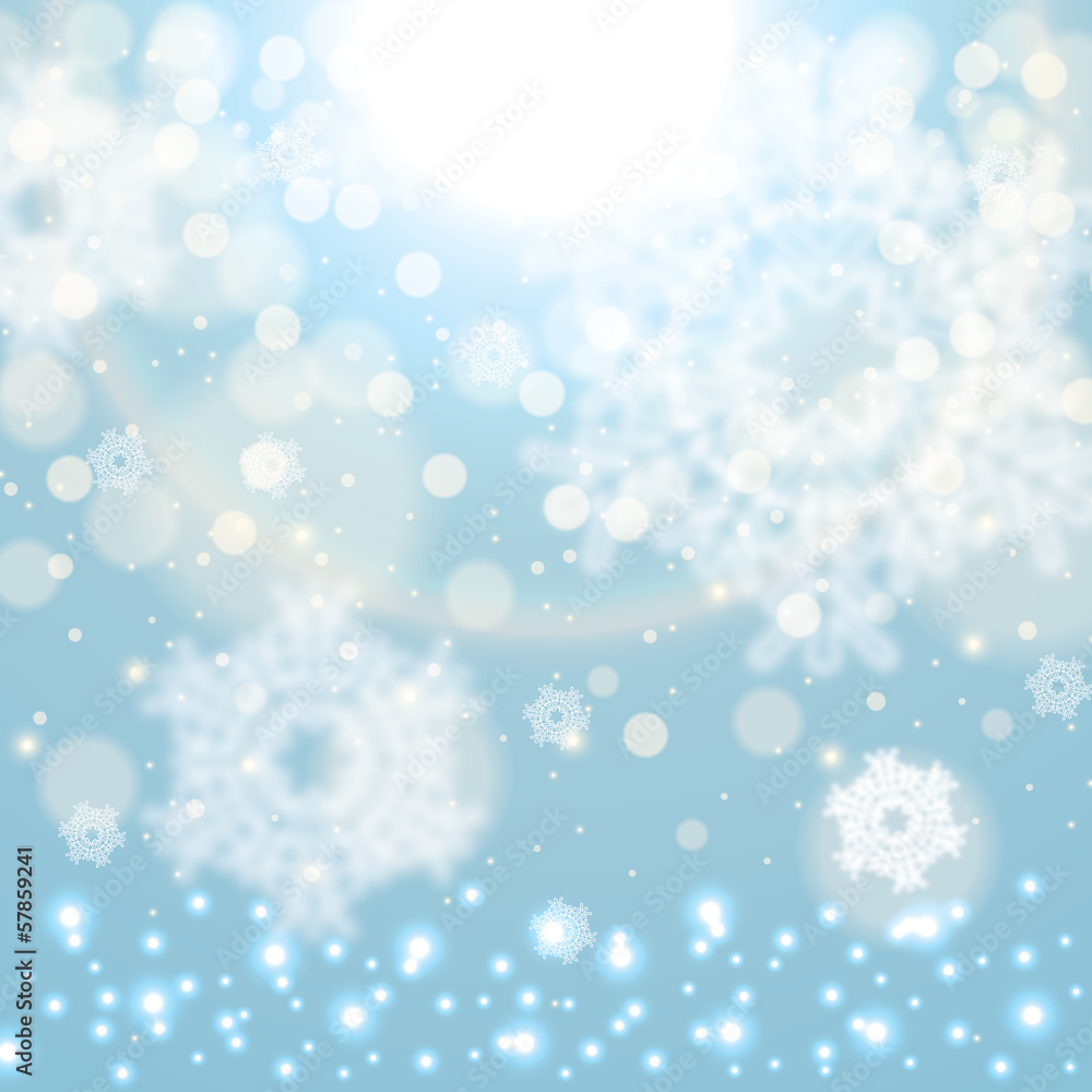 Fototapeta premium Abstract winter background