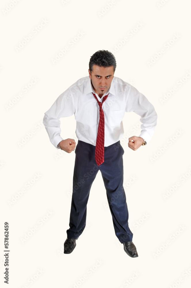 Very angry man. Very angry man.