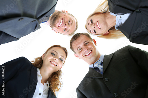 Group of business people is...