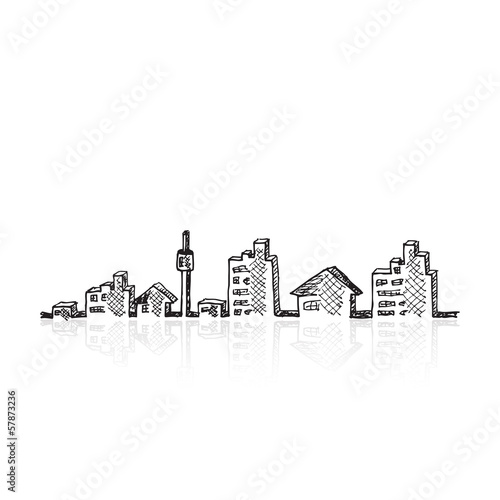 Cityscape sketch
