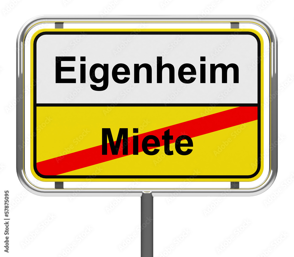 Eigenheim statt Miete